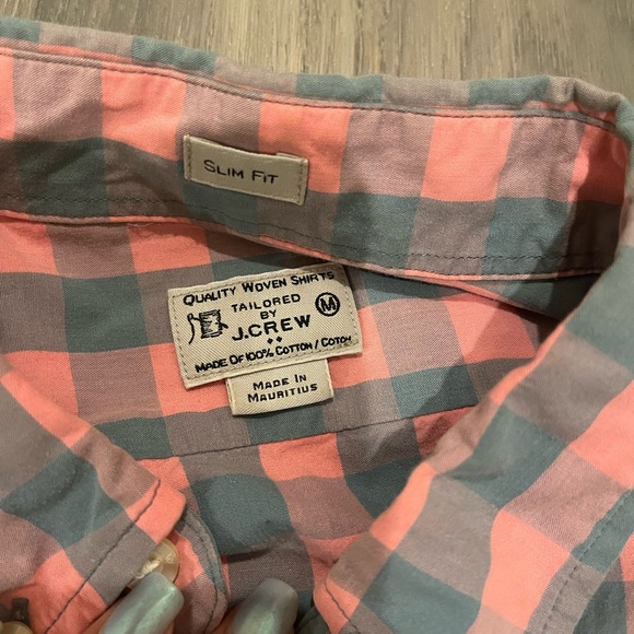 J Crew Slim Checked Shirt - Picture 2 of 4
